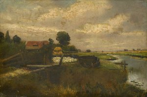 Vista do rio de John Constable