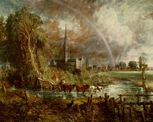 Salisbury Cathedral From the Meadows, 1831 (ver 188984-188985 para detalhes)