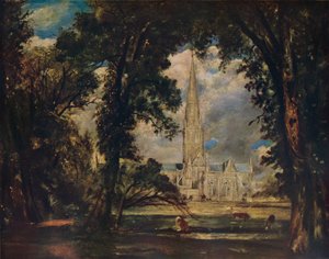 Catedral de Salisbury, c1823 de John Constable