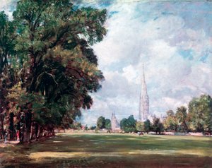 Catedral de Salisbury de Lower Marsh Close, 1820 de John Constable