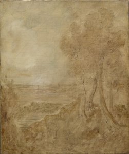 Esboço para "Dedham Vale", c.1827 de John Constable