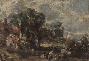 Esboço para "The Haywain" de John Constable