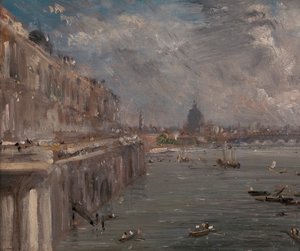 Somerset House Terrace da ponte Waterloo de John Constable