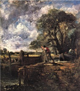 Estudo para The Cornfield de John Constable