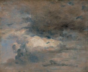 Estudo das nuvens - noite, 31 de agosto de 1822 de John Constable
