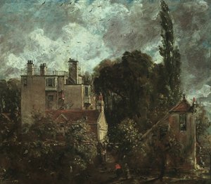 The Grove, ou a Admirals House em Hampstead, 1821-1822 de John Constable
