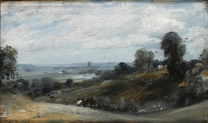 O Vale de Dedham de Langham, 1812 de John Constable