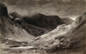 O vale de Newlands: Uma tarde muito tempestuosa. de John Constable