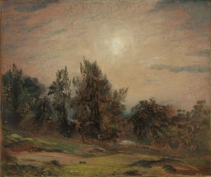 Árvores em Hampstead Heath de John Constable