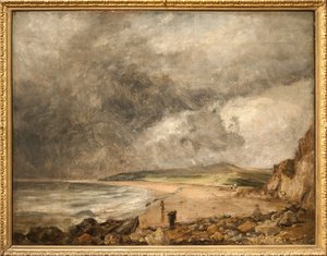 Weymouth Bay se aproximando da tempestade (óleo sobre tela) de John Constable