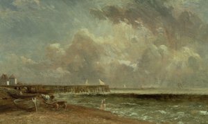 Cais de Yarmouth, 1822 de John Constable