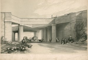Ponte sobre a estrada de Uxbridge, Londres de John Cooke Bourne