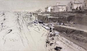 Park Village, 26 de agosto de 1836 (caneta e tinta e papel) de John Cooke Bourne