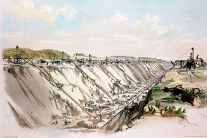 Corte de Tring, London & Birmingham Railway, 17 de junho de 1837 1839 de John Cooke Bourne