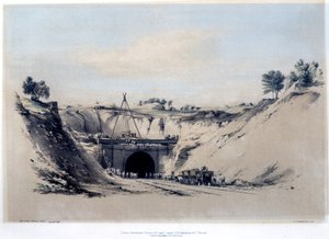 Túnel de Watford, Hertfordshire, 6 de junho de 1837 (cor de lítio)