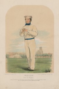 Retrato, de, john, wisden, cor, litho de John Corbet Anderson