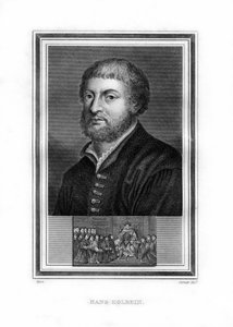 Hans Holbein, o pintor alemão do Renascimento do norte mais jovem, 1825.