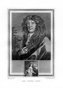 Sir Peter Lely, pintor da época barroca inglesa de origem holandesa, 1825.