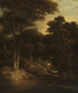 Paisagem - Borda de uma madeira, c.1800-20 de John Crome