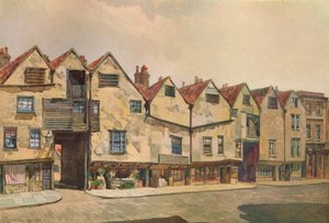 Cortiços antigos na rua Bermondsey, Bermondsey, Londres, 1886 1926. de John Crowther