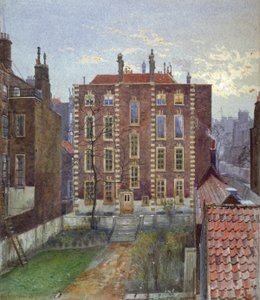 Casa em Austin Friars Street, City of London, 1881 de John Crowther