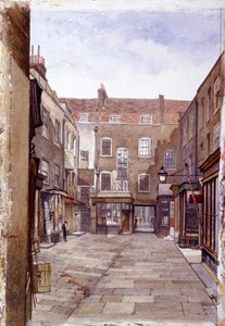 Edifícios dos Vendedores de Couro, London Wall, Londres, 1883 de John Crowther