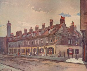 Casas antigas em Pye Street, Westminster, Londres, 1883 1926 de John Crowther