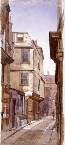 Residência do Pai de Ana Bolena, Grande Santa Helena, Londres, 1883 de John Crowther