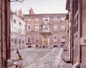 Casa de Sir Christopher Wren, Botolph Lane, Londres, 1886 de John Crowther