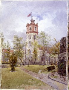 St Giles sem Cripplegate, Londres, 1882 de John Crowther