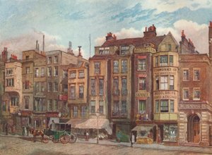 A costa, em frente aos tribunais, Westminster, Londres, 1881 1926.