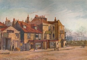 Vista da Rua Lawrence, Chelsea, Londres, 1882 de John Crowther