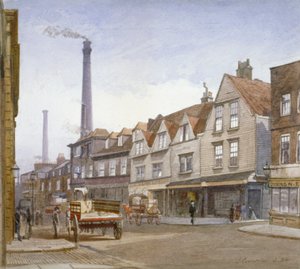 Vista de Mint Street, Southwark, Londres, 1884 de John Crowther