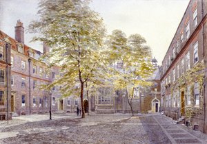 Vista do Staple Inn, Londres, 1882 de John Crowther