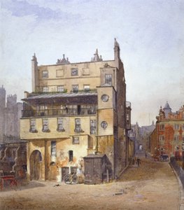 Vista de uma casa, Cecil Street, Westminster, Londres, 1882 de John Crowther