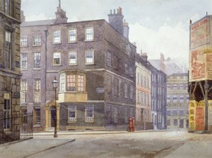 Vista da junção da Howard Street com a Norfolk Street, Londres, 1880 de John Crowther