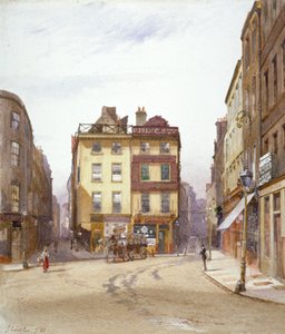 Wych Street e Holywell Street, Westminster, Londres, 1881 de John Crowther