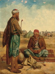 Os fumantes, 1856 de John Dalbiac Luard
