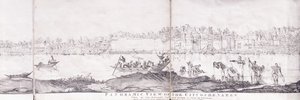 Vista Panorâmica da Cidade de Benares, 1827 de John Dalrymple