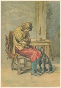 Cena de Robinson Crusoe por Daniel Defoe, 1892
