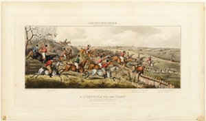A Struggle for the Start, prato um de The Leicestershire Hunt