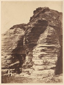 Rochas em Livermead perto de Torquay Inglaterra, c. 1852
