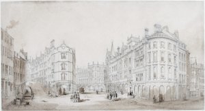 Akenside Hill, Newcastle upon Tyne (bodycolour)