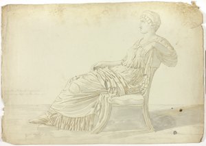 Estátua Antiga de Agripina de John Downman