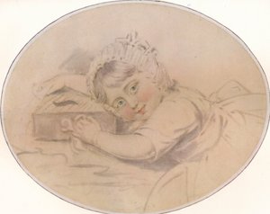 Retrato do Exmo. Henry Burrell em criança, 1784, 1917 de John Downman