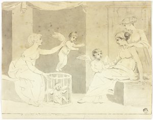 Vendedor de amores (segundo o friso de Herculancum) de John Downman
