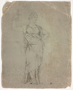 Estátua Antiga de Figura Feminina em Pé de John Downman