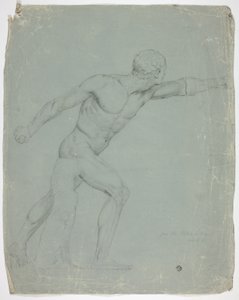 O Gladiador Borghese da estátua em Roma