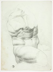 Torso de uma estátua antiga de John Downman