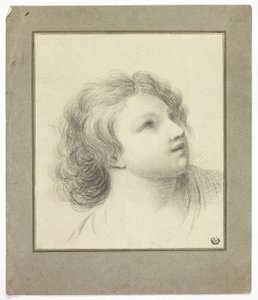 Cabeça virada para cima da juventude de John Downman